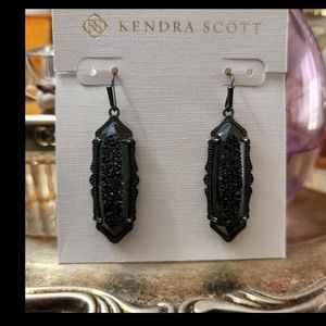 Kendra scott black drusy frans